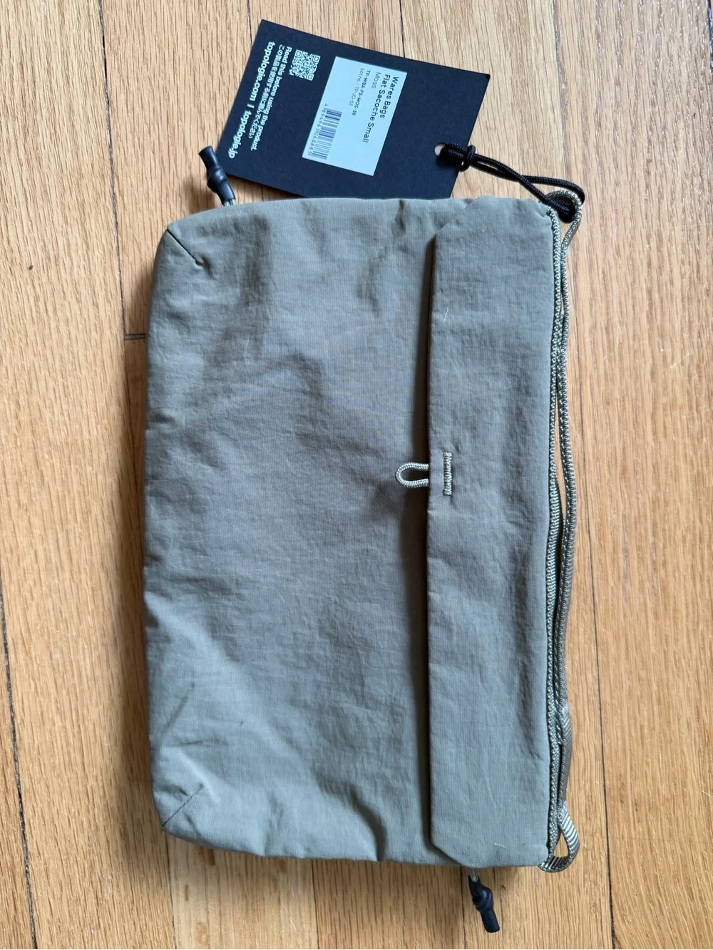 NWT: Topologie Flat Sacoche Small, Color: Moss Papery, New with tags